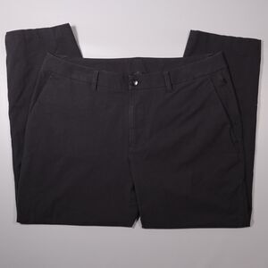 Lululemon ABC Pants Black Stretch Classic Fit Straight Versa Twill Men 36 x 27